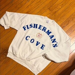 Fisherman's Cove White Sweater large